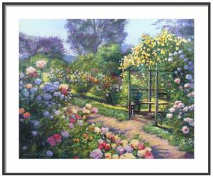 Evening Rose Garden